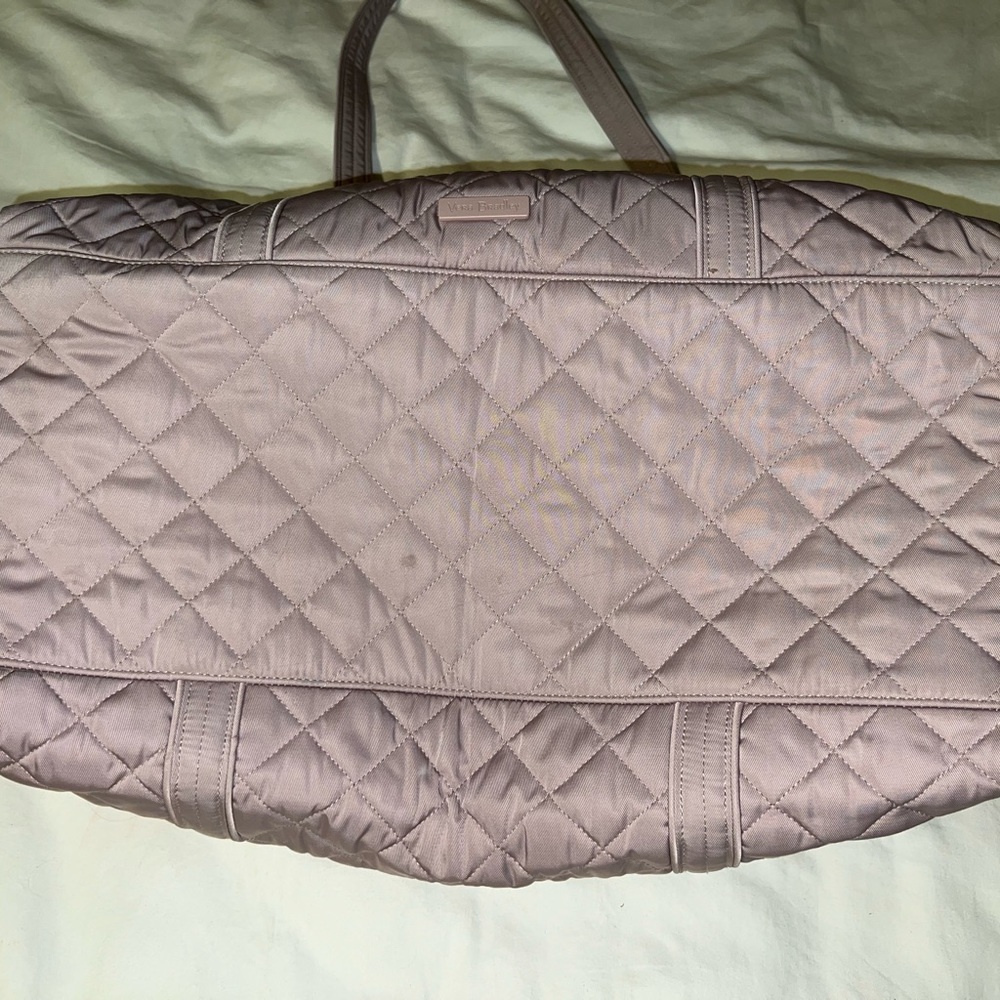 Vera Bradley mauve perfomance twill medium duffel bag - Picture 2 of 6